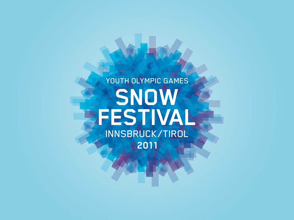 Logo for the Youth Olympic Snow Festival 2011 in Innsbruck